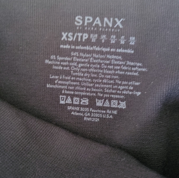 NWT Spanx Lamn Biker Short Very Black #50180R / Shapewear/ Athleticwear - Picture 7 of 9